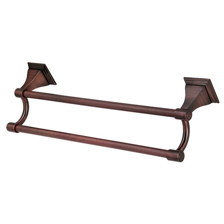 Kingston Brass BAH612318AC Monarch 18" Dual Towel Bar, Antique Copper BAH612318AC